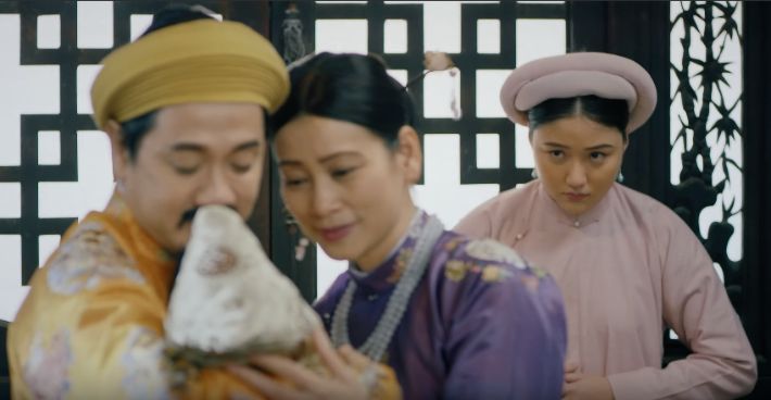 NSUT Thành LỘc và NSUT Tuyết Thu vào vai Khánh Hoàng và Đào Viên trong phim Phượng Khấu